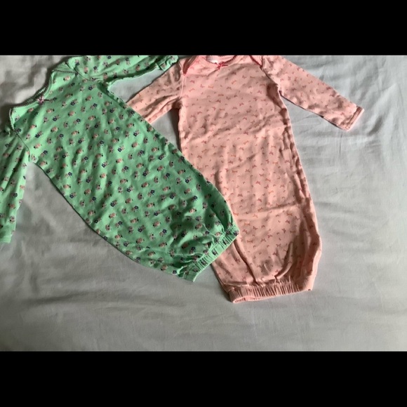 simple Joys Other - 3 / $20 Baby Girl night gown sacks - set of 2